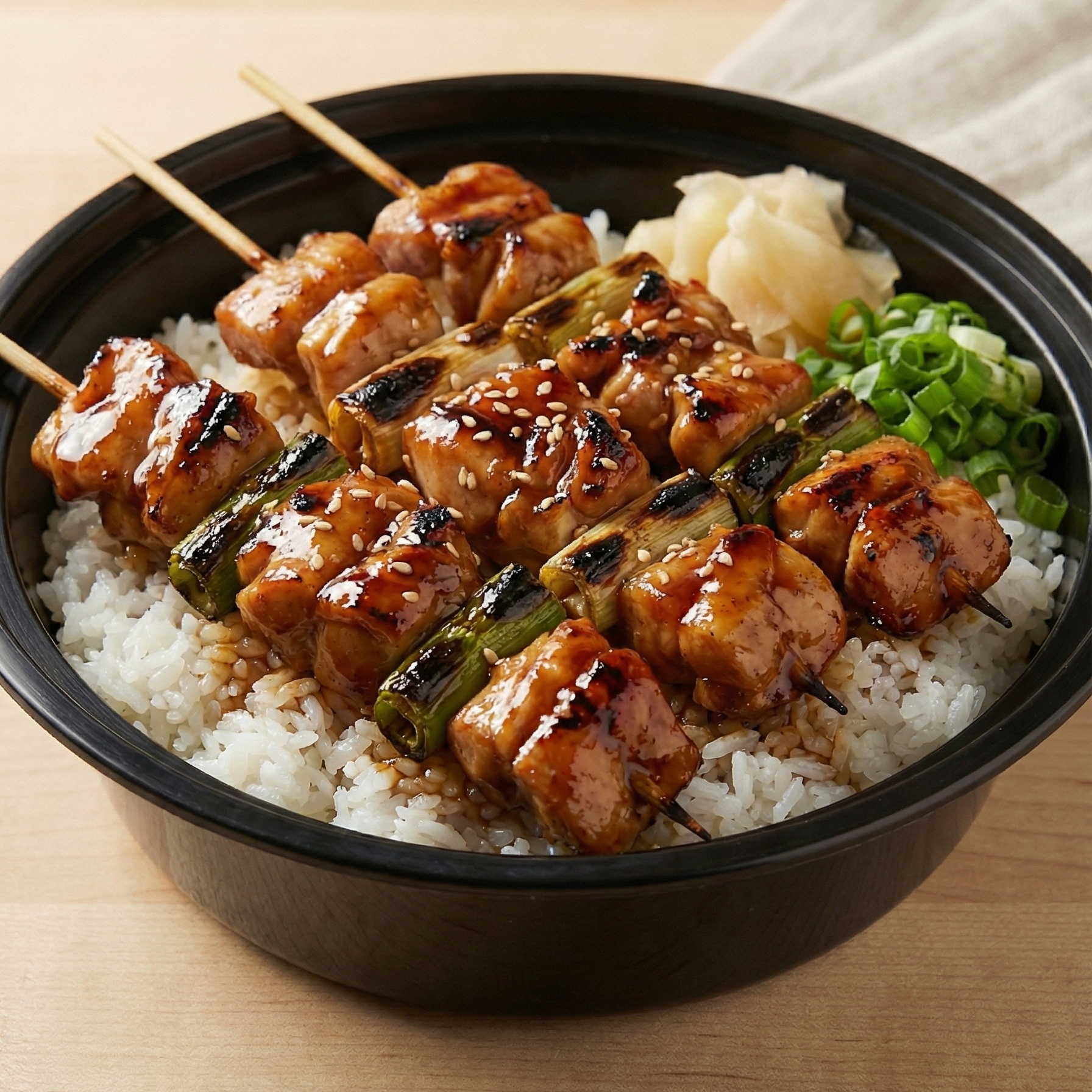 Chicken Yakitori Bowl